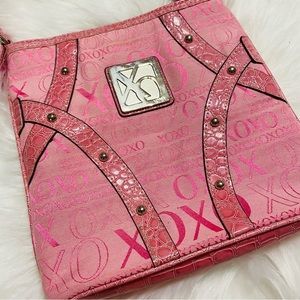 XOXO Bags Vintage Y2k Xoxo Crossbody Shoulder Bag Logo Barbie Pink